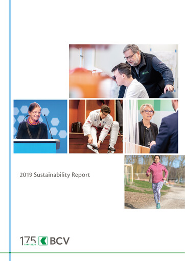 Thumbnail Banque Cantonale Vaudoise Sustainability Report 2019