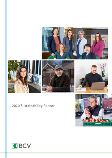 Thumbnail Banque Cantonale Vaudoise Sustainability Report 2020