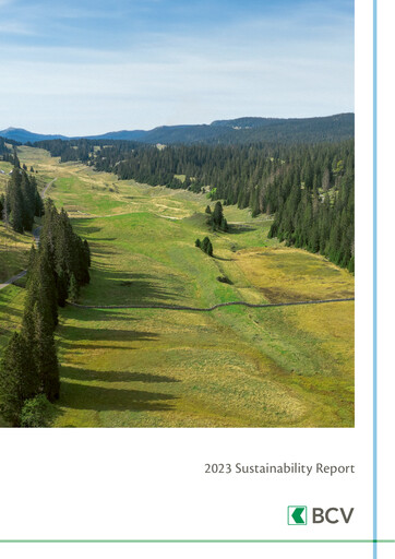 Thumbnail Banque Cantonale Vaudoise Sustainability Report 2023