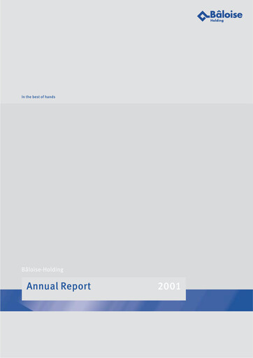 Thumbnail Bâloise Annual Report 2001