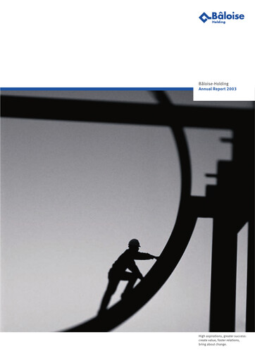 Thumbnail Bâloise Annual Report 2003