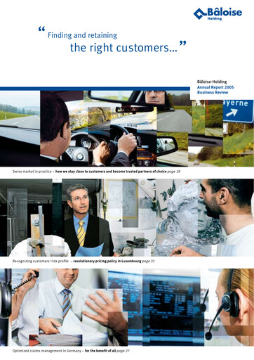 Thumbnail Bâloise Annual Report 2005