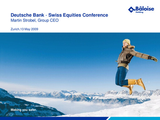 Thumbnail Bâloise Annual Report 2008