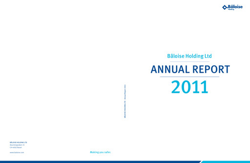 Thumbnail Bâloise Annual Report 2011