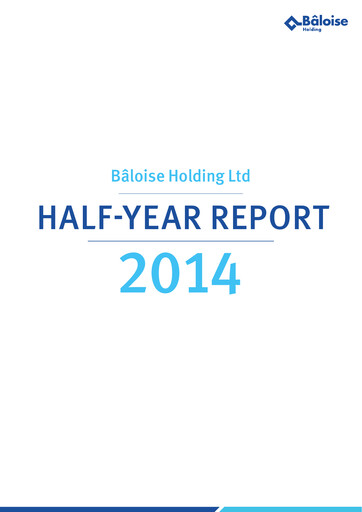 Thumbnail Bâloise Annual Report 2014