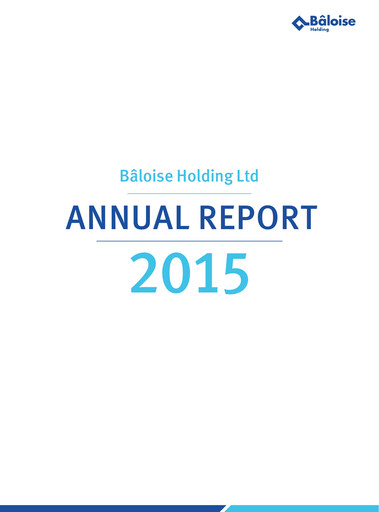 Thumbnail Bâloise Annual Report 2015