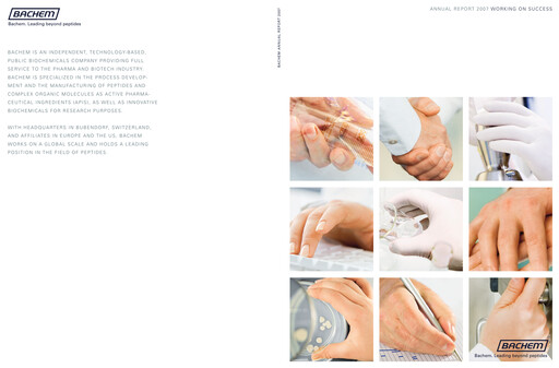 Thumbnail Bachem Annual Report 2007