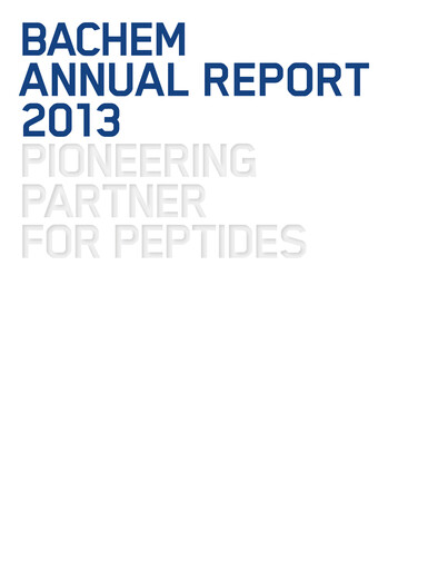 Thumbnail Bachem Annual Report 2013