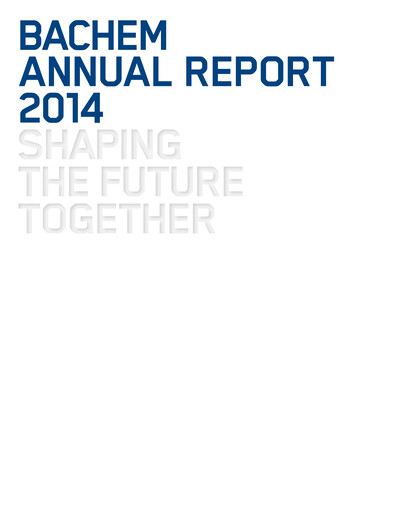 Thumbnail Bachem Annual Report 2014