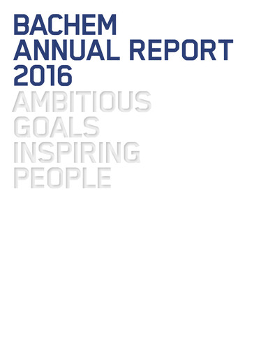 Thumbnail Bachem Annual Report 2016