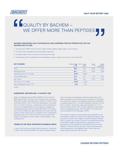 Vorschaubild Bachem Halbjahresbericht 2005-h1