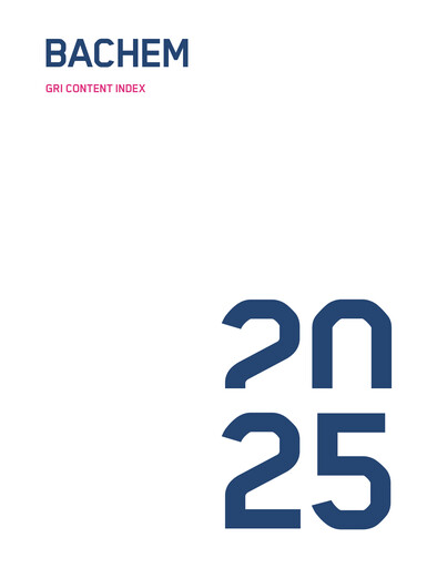 Thumbnail Bachem Sustainability Report 2025