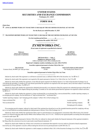 Thumbnail Zymeworks Annual Report 2023
