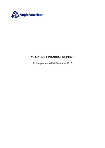 Thumbnail Anglo American Financial Report 2017