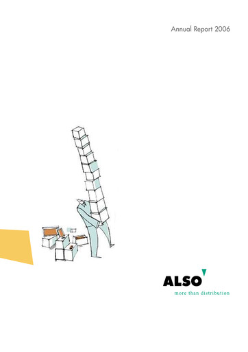 Miniature ALSO Holding Rapport annuel 2006