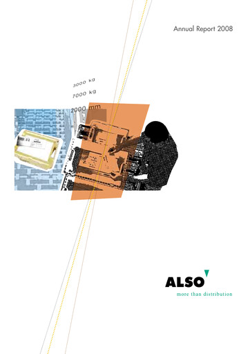 Miniature ALSO Holding Rapport annuel 2008