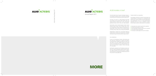 Miniature ALSO Holding Rapport annuel 2011