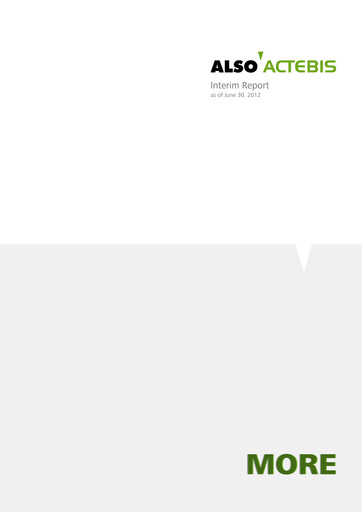 Thumbnail ALSO Holding Half-year Report 2012-h1