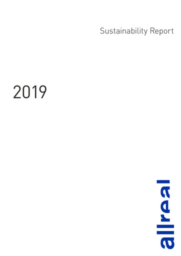 Thumbnail Allreal Holding Sustainability Report 2019