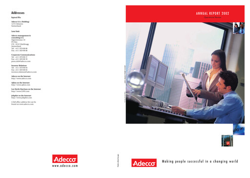 Thumbnail Adecco Group Annual Report 2002