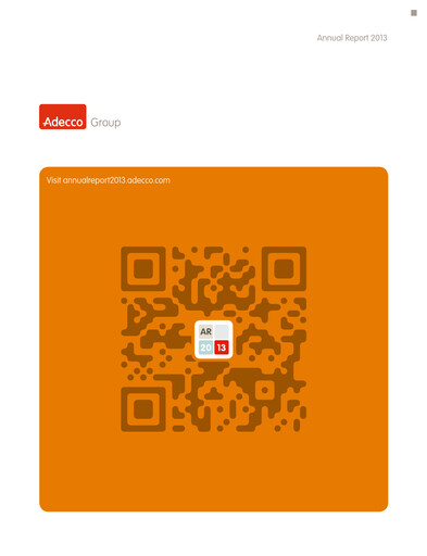 Thumbnail Adecco Group Annual Report 2013