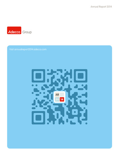 Thumbnail Adecco Group Annual Report 2014