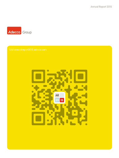 Thumbnail Adecco Group Annual Report 2015