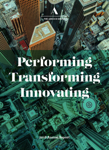 Thumbnail Adecco Group Annual Report 2016