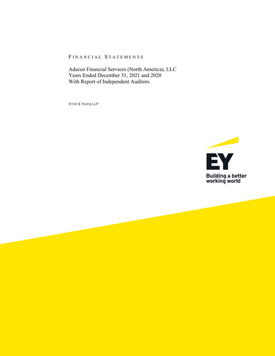 Vorschaubild Adecco Group Finanzmitteilung 2021