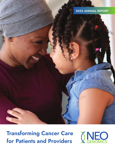 Thumbnail NeoGenomics
 Annual Report 2022