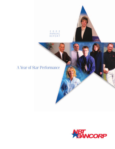 Vorschaubild NBT Bancorp Jahresbericht 2002