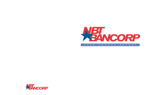 Vorschaubild NBT Bancorp Jahresbericht 2005