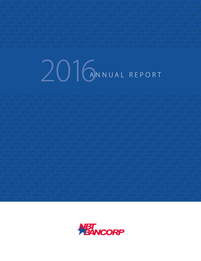 Vorschaubild NBT Bancorp Jahresbericht 2016