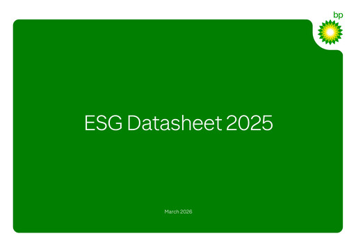 Thumbnail BP ESG Report 2025