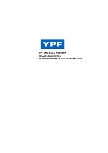 Thumbnail YPF S.A. Financial Statement 2025