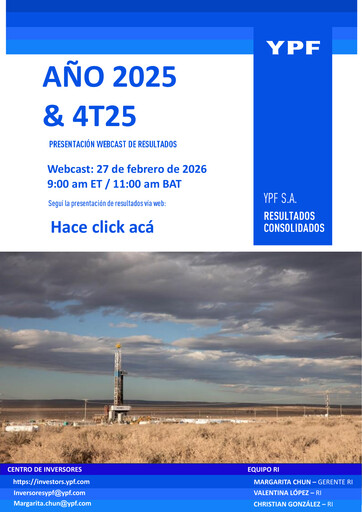 Thumbnail YPF S.A. Quarterly Report 2025-q4