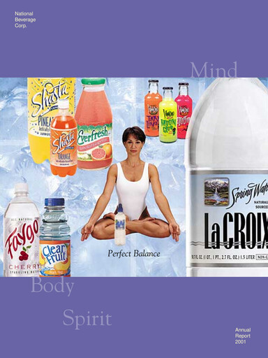 Thumbnail National Beverage
 Annual Report 2001