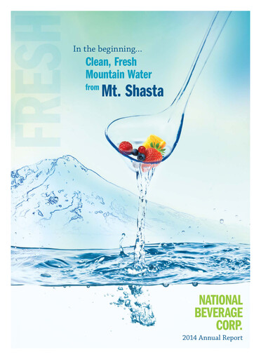 Thumbnail National Beverage
 Annual Report 2014