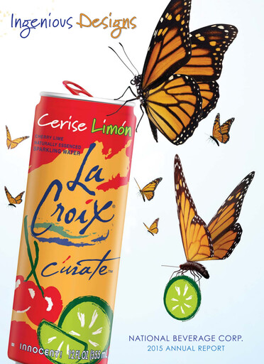 Thumbnail National Beverage
 Annual Report 2015