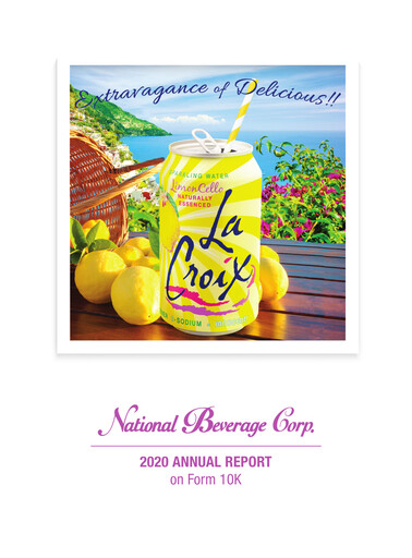 Thumbnail National Beverage
 Annual Report 2020