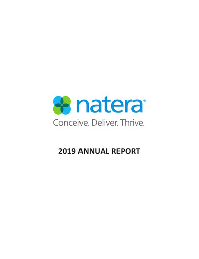 Thumbnail Natera Annual Report 2019