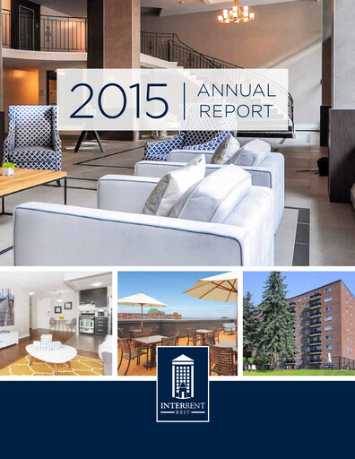 Thumbnail InterRent Real Estate Investment Trust Annual Report 2015