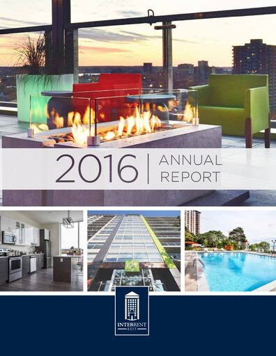 Thumbnail InterRent Real Estate Investment Trust Annual Report 2016