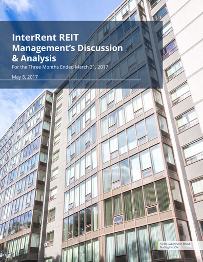 Thumbnail InterRent Real Estate Investment Trust Quarterly Report 2017-q1