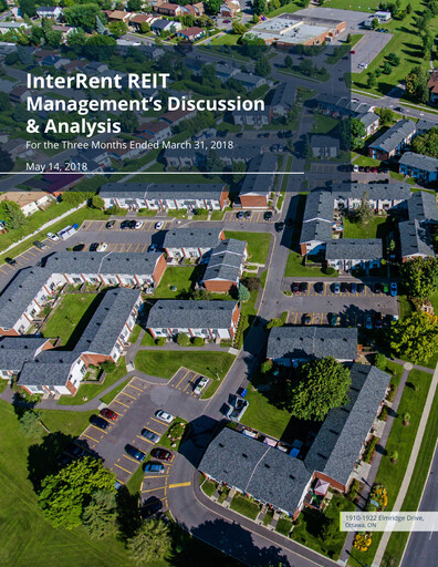 Thumbnail InterRent Real Estate Investment Trust Quarterly Report 2018-q1