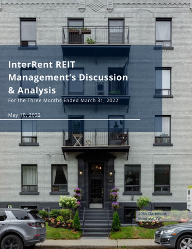 Thumbnail InterRent Real Estate Investment Trust Quarterly Report 2022-q1