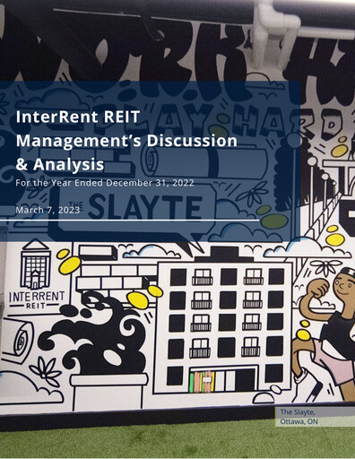 Thumbnail InterRent Real Estate Investment Trust Quarterly Report 2022-q4