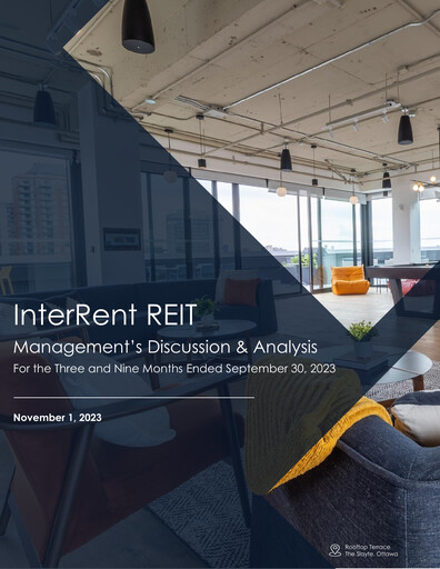 Thumbnail InterRent Real Estate Investment Trust Quarterly Report 2023-q3