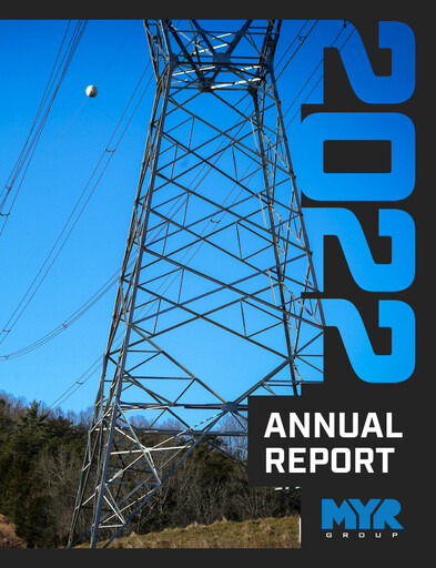 Thumbnail MYR Group Annual Report 2022