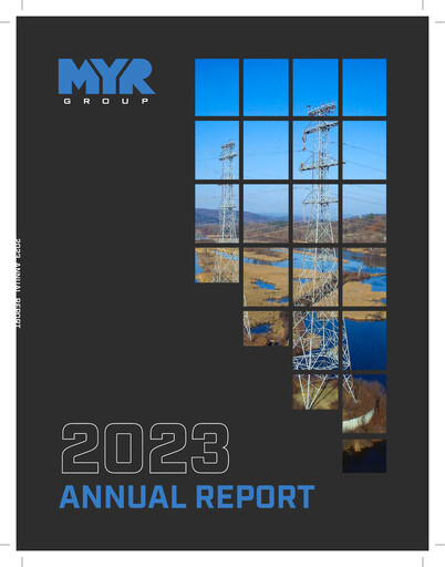 Thumbnail MYR Group Annual Report 2023
